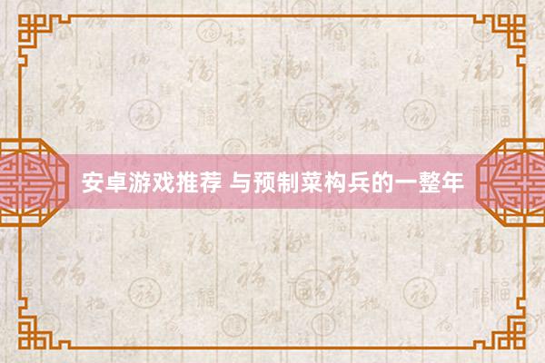 安卓游戏推荐 与预制菜构兵的一整年